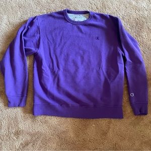 Purple champion sweater